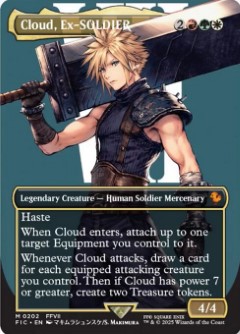 Cloud, Ex-SOLDIER Final Fantasy Commander decks Character Card